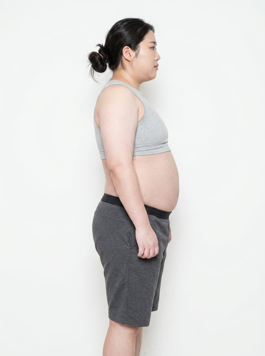 22세 여성 200일 감량결과 - before